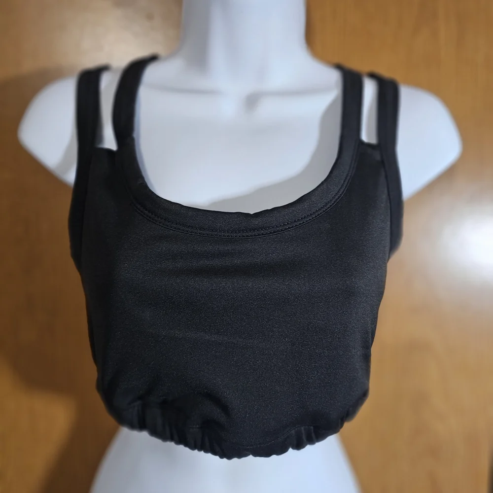 KIAVA Black Sports Bras Supportive Intimates - Picture 3 of 10